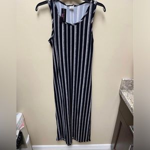 Striped Long Dress